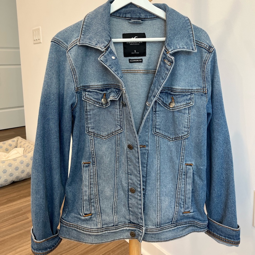 Hollister Jean jacket, small, oversize, good condition